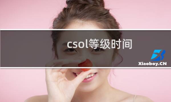 csol等级时间