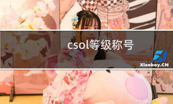 csol等级称号