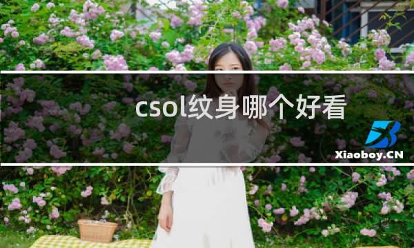 csol纹身哪个好看