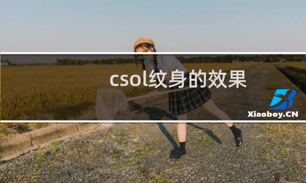 csol纹身的效果