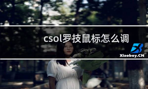 csol罗技鼠标怎么调