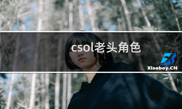 csol老头角色