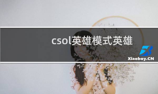 csol英雄模式英雄