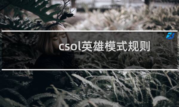 csol英雄模式规则