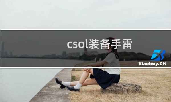 csol装备手雷