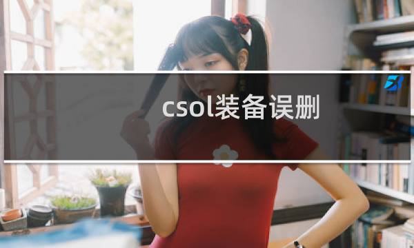 csol装备误删