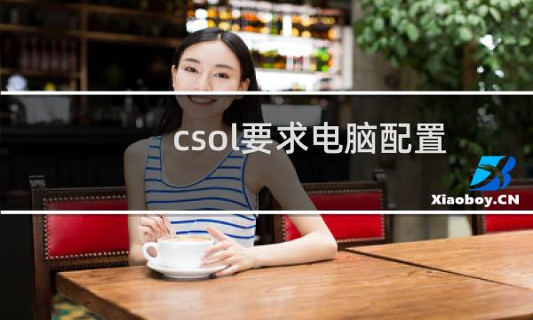 csol要求电脑配置