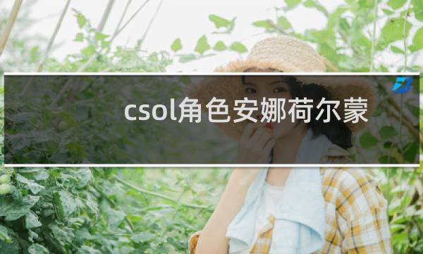 csol角色安娜荷尔蒙