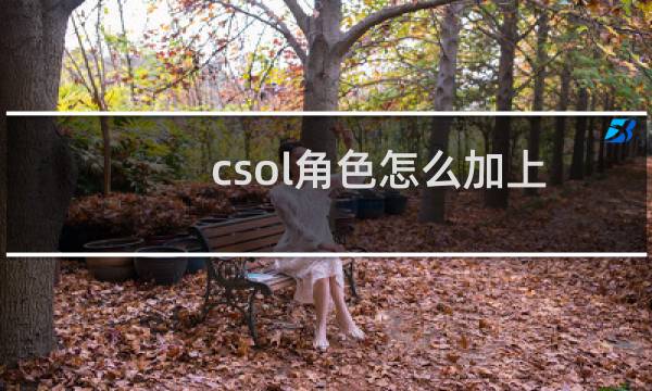 csol角色怎么加上