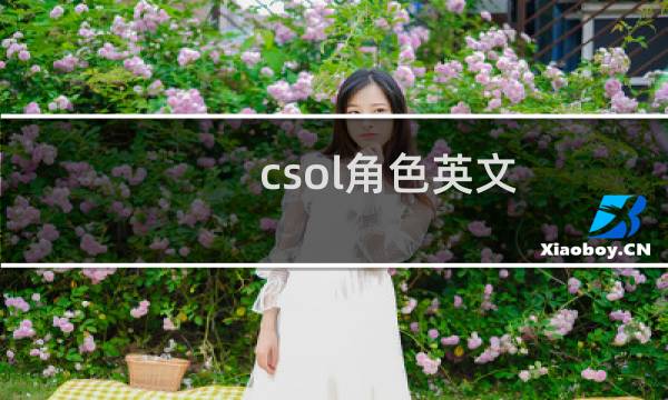 csol角色英文