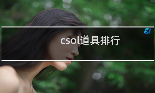 csol道具排行