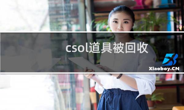 csol道具被回收