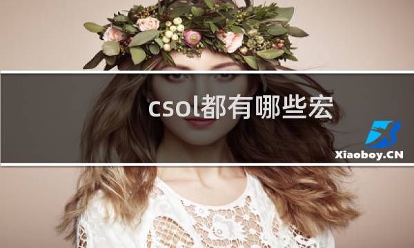 csol都有哪些宏