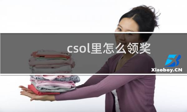 csol里怎么领奖