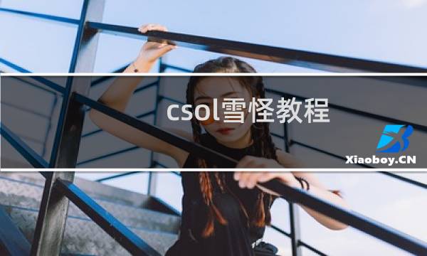 csol雪怪教程