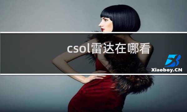 csol雷达在哪看