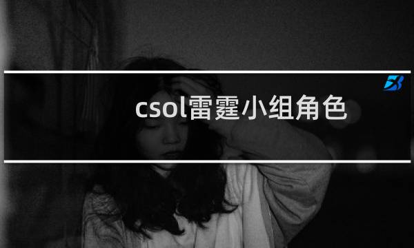 csol雷霆小组角色