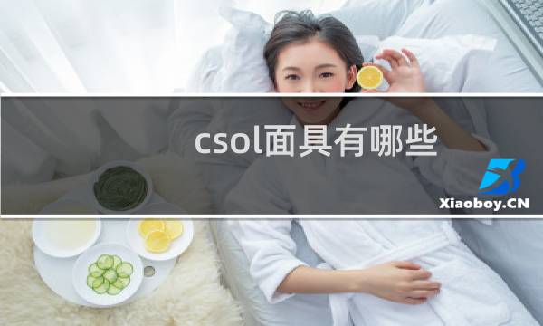 csol面具有哪些