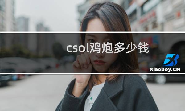 csol鸡炮多少钱