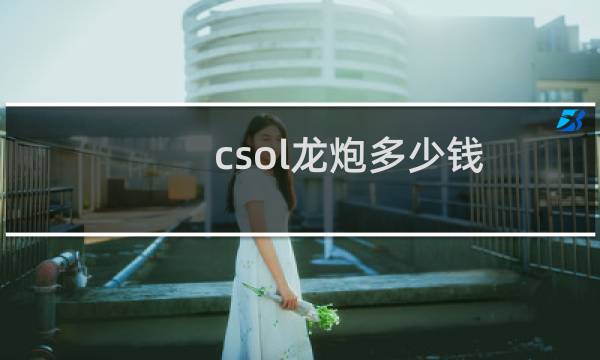 csol龙炮多少钱