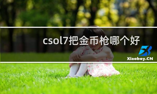 csol7把金币枪哪个好