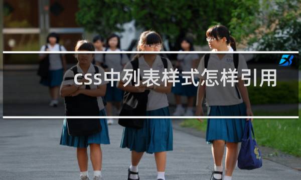 css中列表样式怎样引用