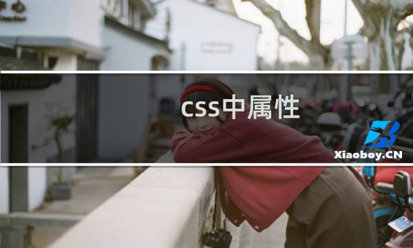 css中属性