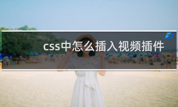 css中怎么插入视频插件
