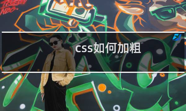 css如何加粗