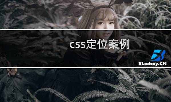 css定位案例