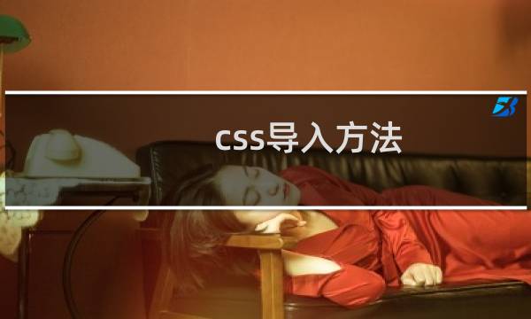 css导入方法