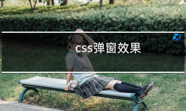 css弹窗效果