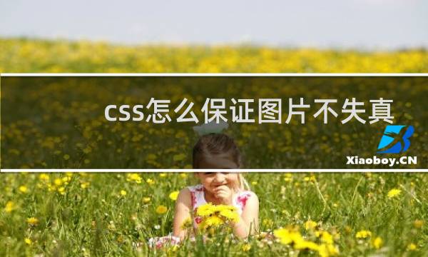 css怎么保证图片不失真