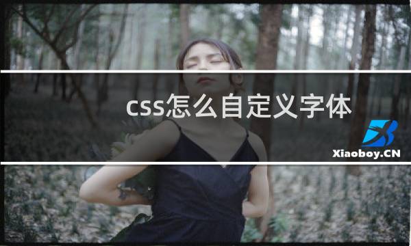 css怎么自定义字体