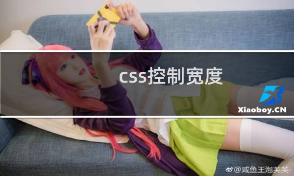 css控制宽度