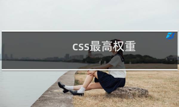 css最高权重