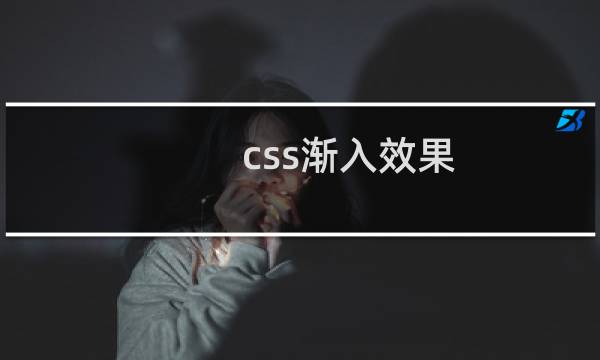 css渐入效果
