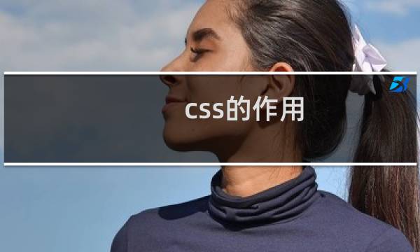 css的作用