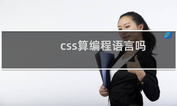 css算编程语言吗