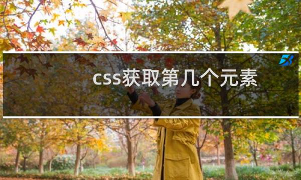 css获取第几个元素