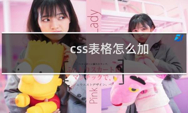 css表格怎么加