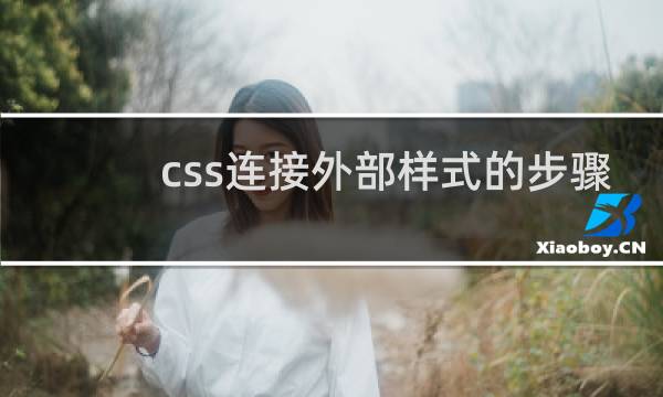 css连接外部样式的步骤