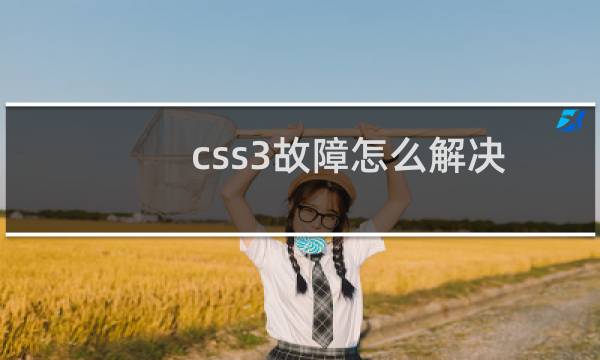 css3故障怎么解决