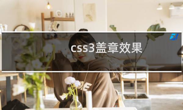 css3盖章效果