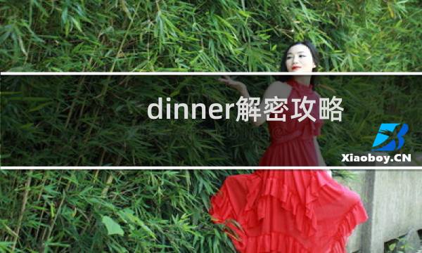 dinner解密攻略