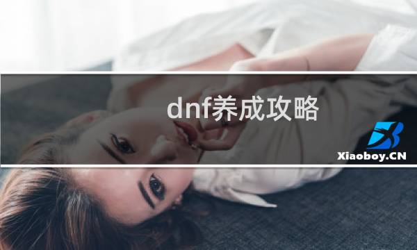 dnf养成攻略