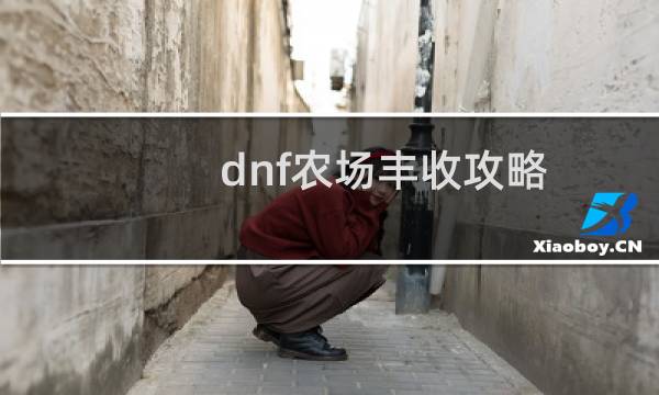 dnf农场丰收攻略