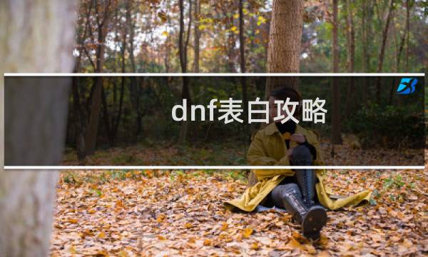 dnf表白攻略