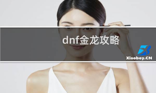 dnf金龙攻略