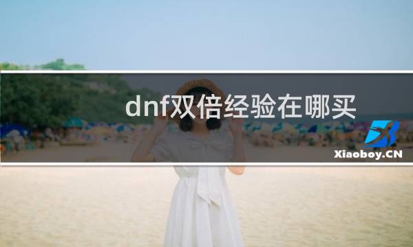 dnf双倍经验在哪买（dnf双倍）图片